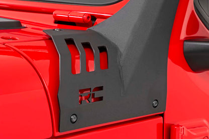 LED Light Kit | Windshield | 50" BLK Single Row | WHT DRL | Jeep Gladiator JT/Wrangler JL (18-26)
