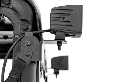 LED Light Kit | Rear Mount | 2" Chrome Pair | Wide Angle | Polaris Ranger XP 1000