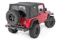 Soft Top | Replacement | Black | Half Doors | Jeep Wrangler YJ 4WD (87-95)
