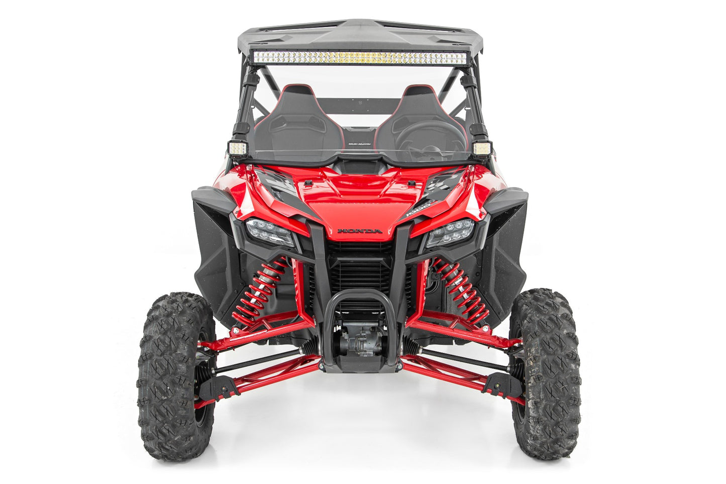 LED Light Kit | Front Mount | 40" Black Dual Row | White DRL | Honda Talon 1000