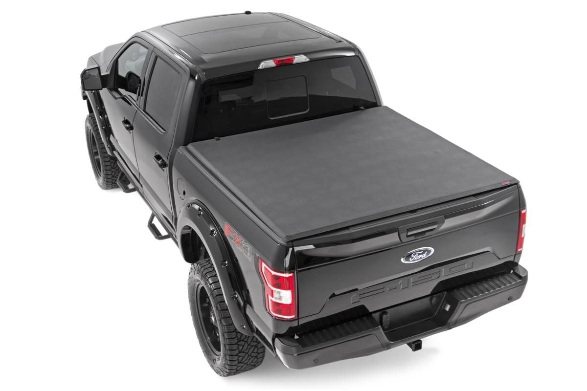 Soft Tri-Fold Bed Cover | 6'7" Bed | Ford F-150 (21-26)/F-150 Lightning (22-26)