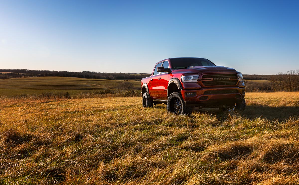 Defender Fender Flares | PRV Delmonico Red | Ram 1500 2WD/4WD (2019-2024)