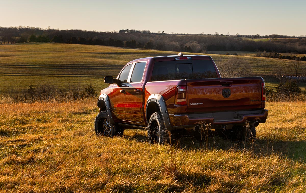 Defender Fender Flares | PRP Deep Cherry Red Crystal | Ram 1500 (19-24)