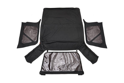 Soft Top | Replacement | Black | Full Doors | Jeep Wrangler TJ 4WD (97-06)