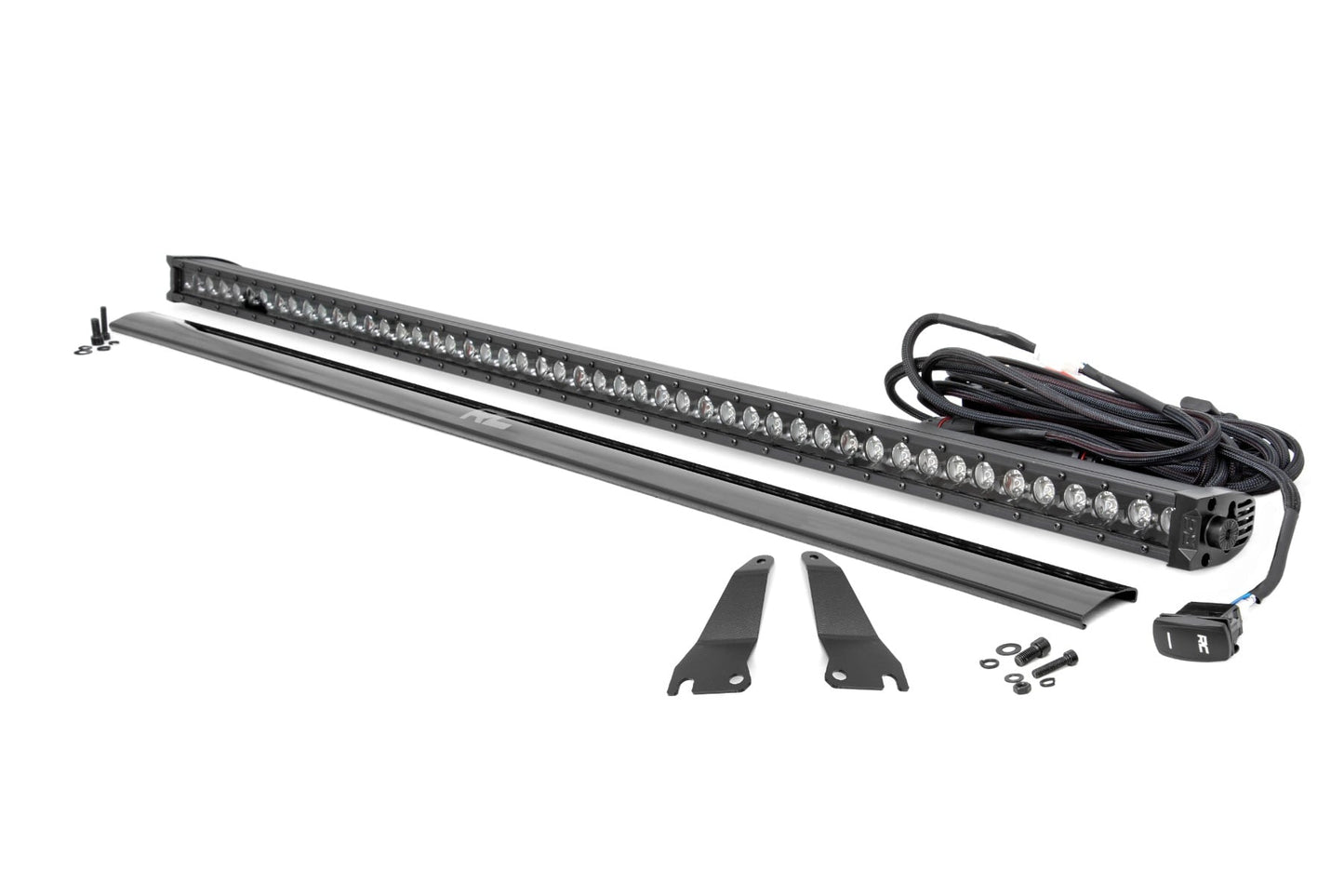 LED Light Kit | Cage Mount | 50" Black Single Row | Kawasaki Teryx 4 1000/Teryx4 800