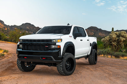 Defender Fender Flares | GAZ Summit White | Chevy Silverado 1500 (19-26)