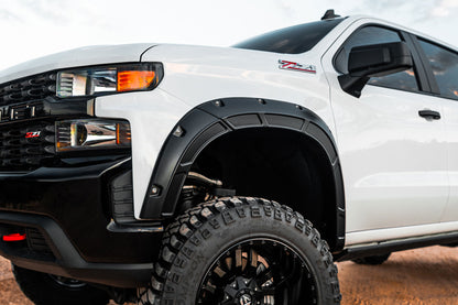 Defender Fender Flares | GBD Cypress Gray | Chevy Silverado 1500 (19-26)
