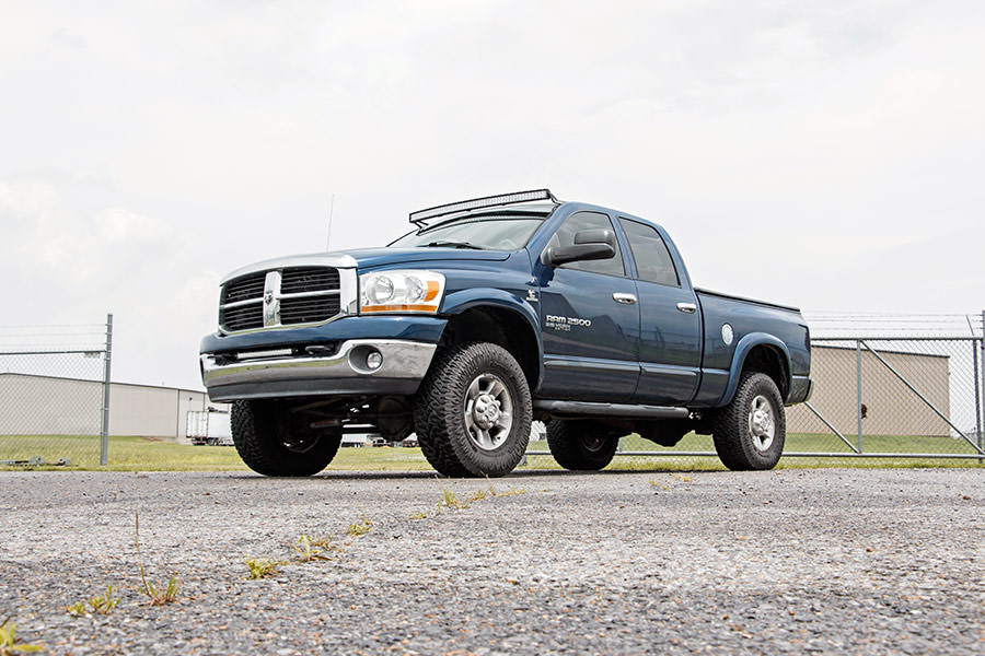 LED Light Mounts | Upper Windshield | 54" Curved | Ram 2500/3500 (03-10)