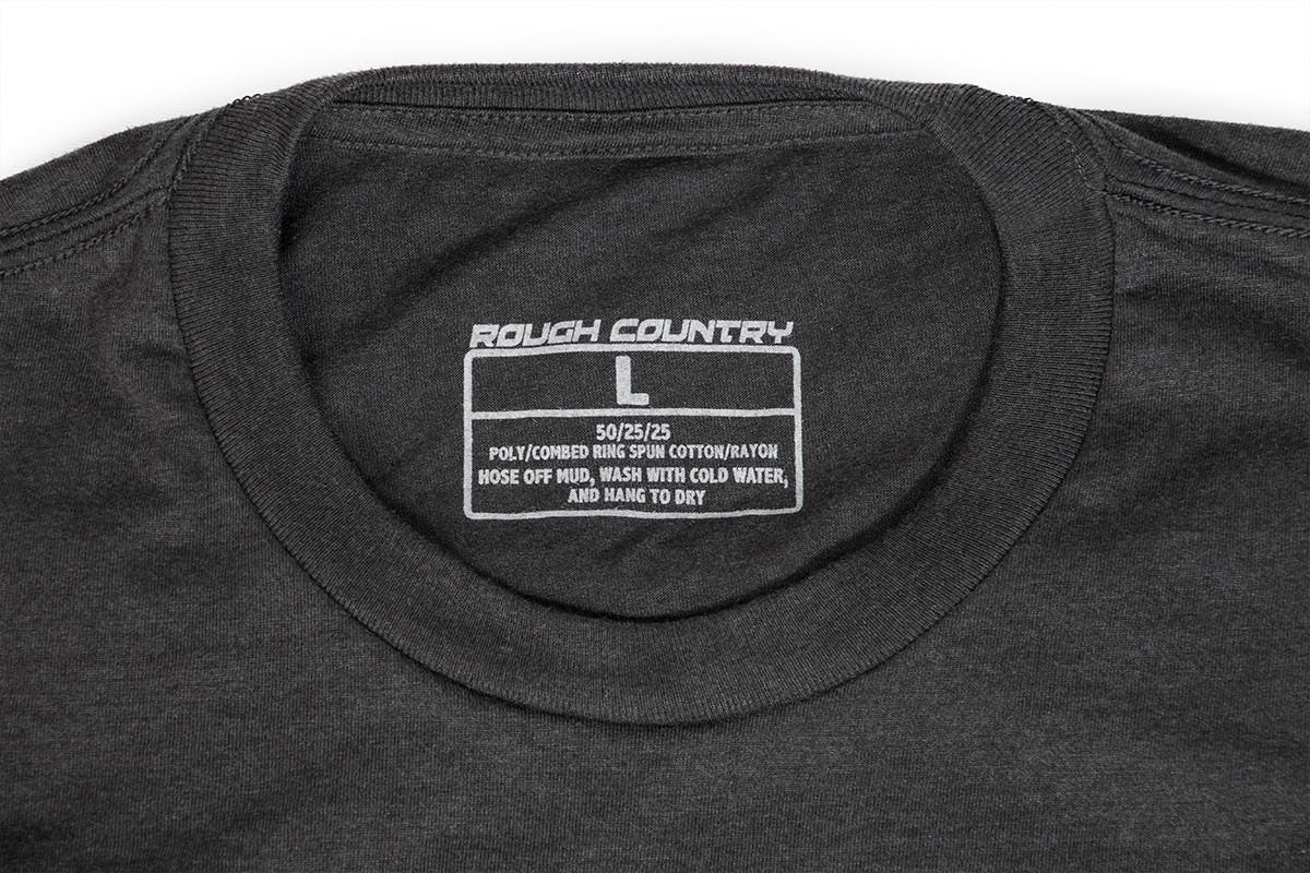 Rough Country T-Shirt | Horizontal Tread | Grey | LG