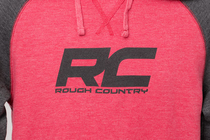 Rough Country Hoodie | Heater | Red/Gray | MD
