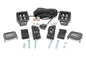 LED Light Kit | "A" Pillar Mount | 2" Black Pair | Amber DRL | Polaris RZR PRO XP