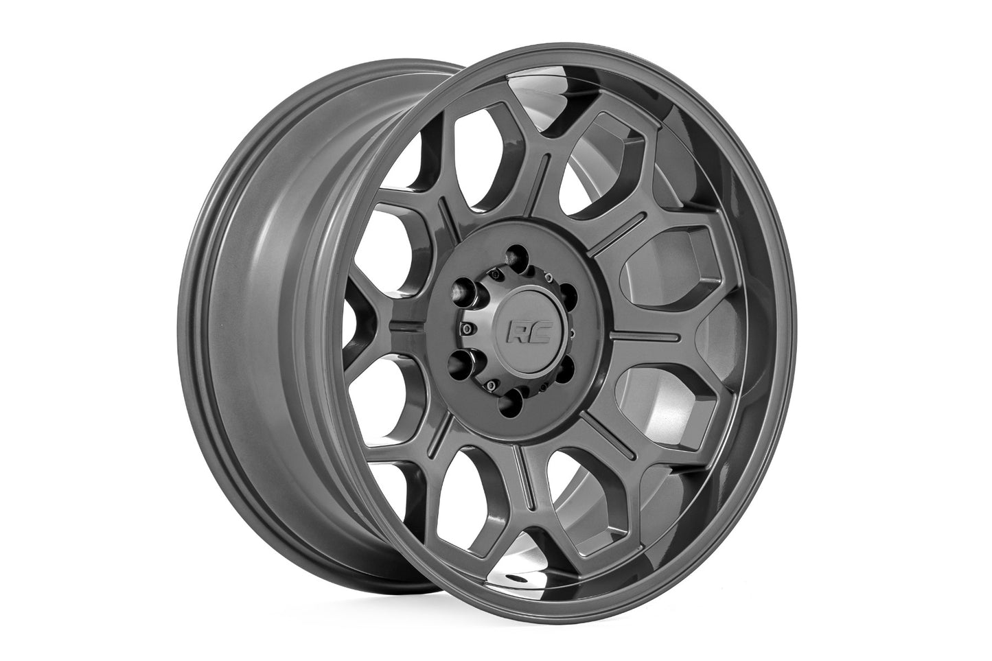 Rough Country 77 Series Wheel | One-Piece | Gunmetal Gray | 20x9 | 6x135 | 0mm