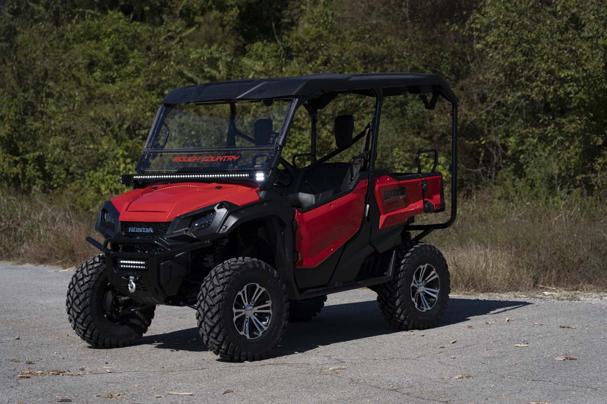 LED Light Kit | Cage Mount | 2" Black Pair | Honda Pioneer 1000