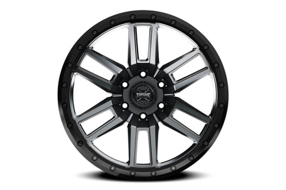 Torque Pritchett | Anthracite w/Black Lip | 18x9 | 6x5.5 | -12mm
