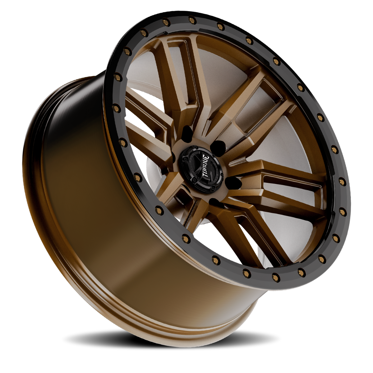 Torque Pritchett | Bronze w/Black Lip | 17x9 | 6x5.5 | 0mm