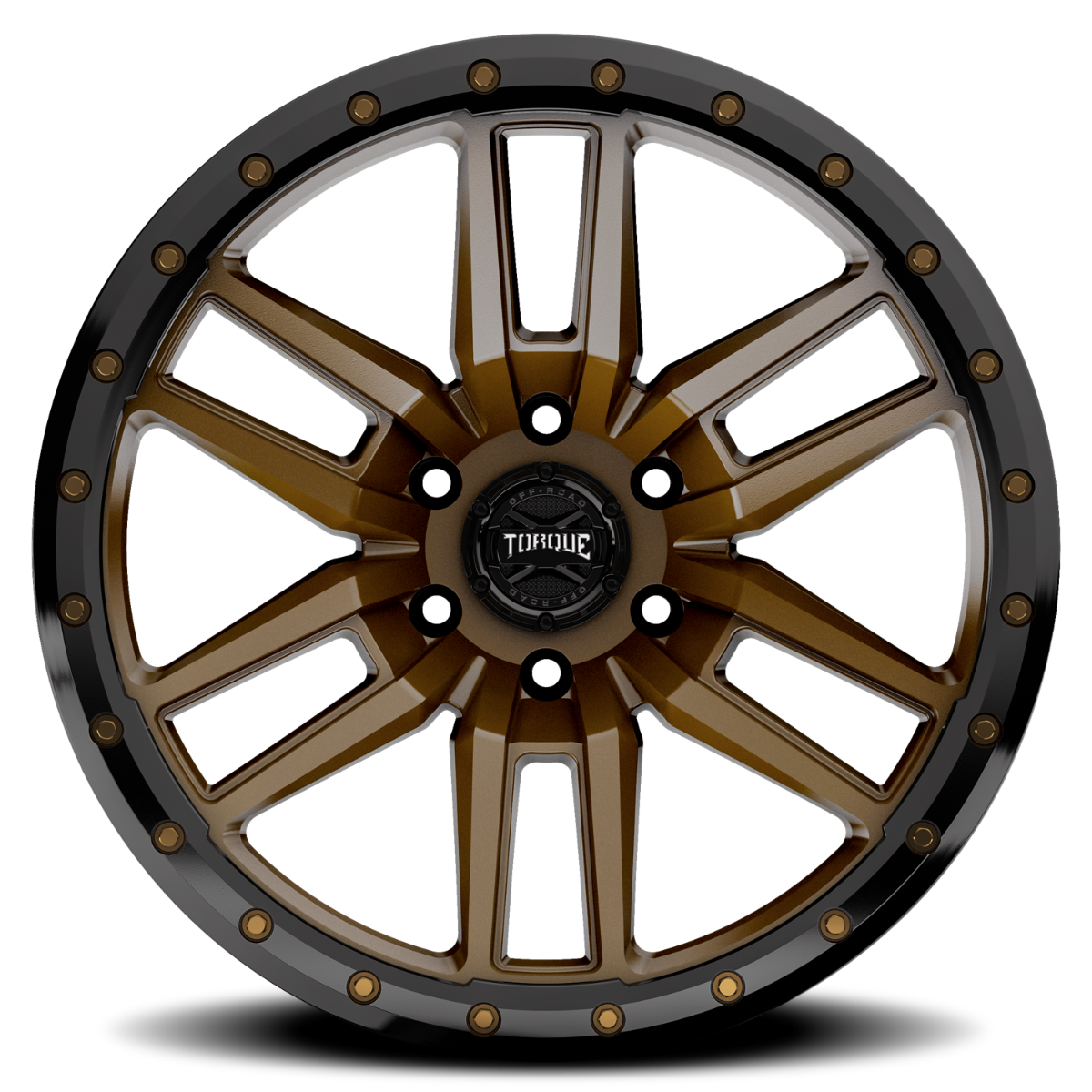 Torque Pritchett | Bronze w/Black Lip | 17x9 | 6x5.5 | 0mm