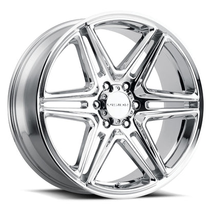 Vision Wedge 20X9 Chrome Wheel
