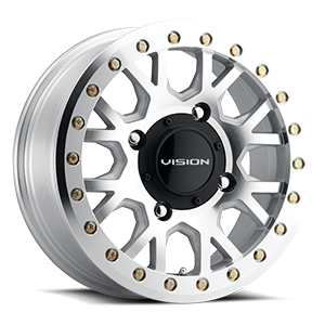 Vision Invader 15X6 Satin Black Wheel