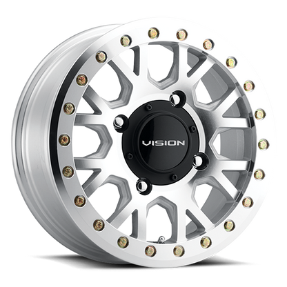 Vision Invader 15X6 Satin Black Wheel