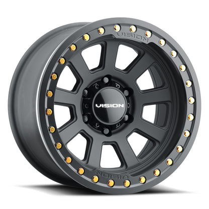 Vision Ojos 17X9 Satin Black Wheel