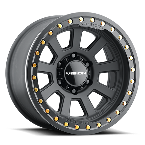 Vision Ojos 17X9 Satin Black Wheel