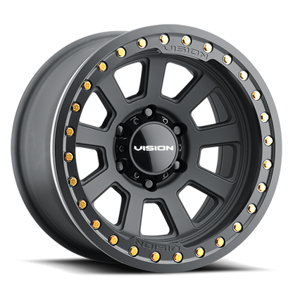 Vision Ojos 17X9 Satin Black Wheel
