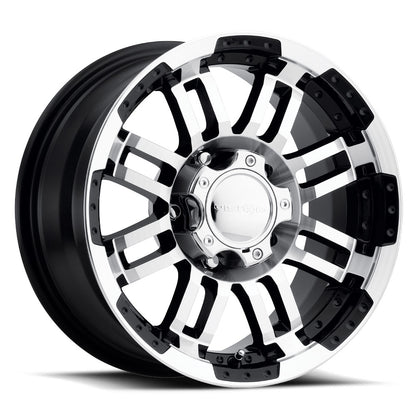 Vision Vw 16X6 Gloss Black Machined Face Wheel