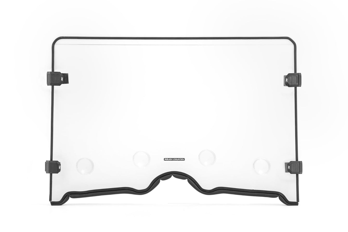 Vented Full Windshield | Scratch Resistant | Yamaha Rhino 450/Rhino 700